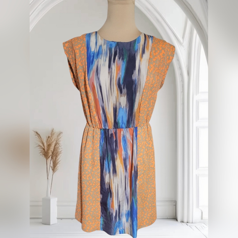 RACHEL Rachel Roy Vibrant Silk Mini Dress